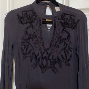 Vintage Havana women’s choker neck top